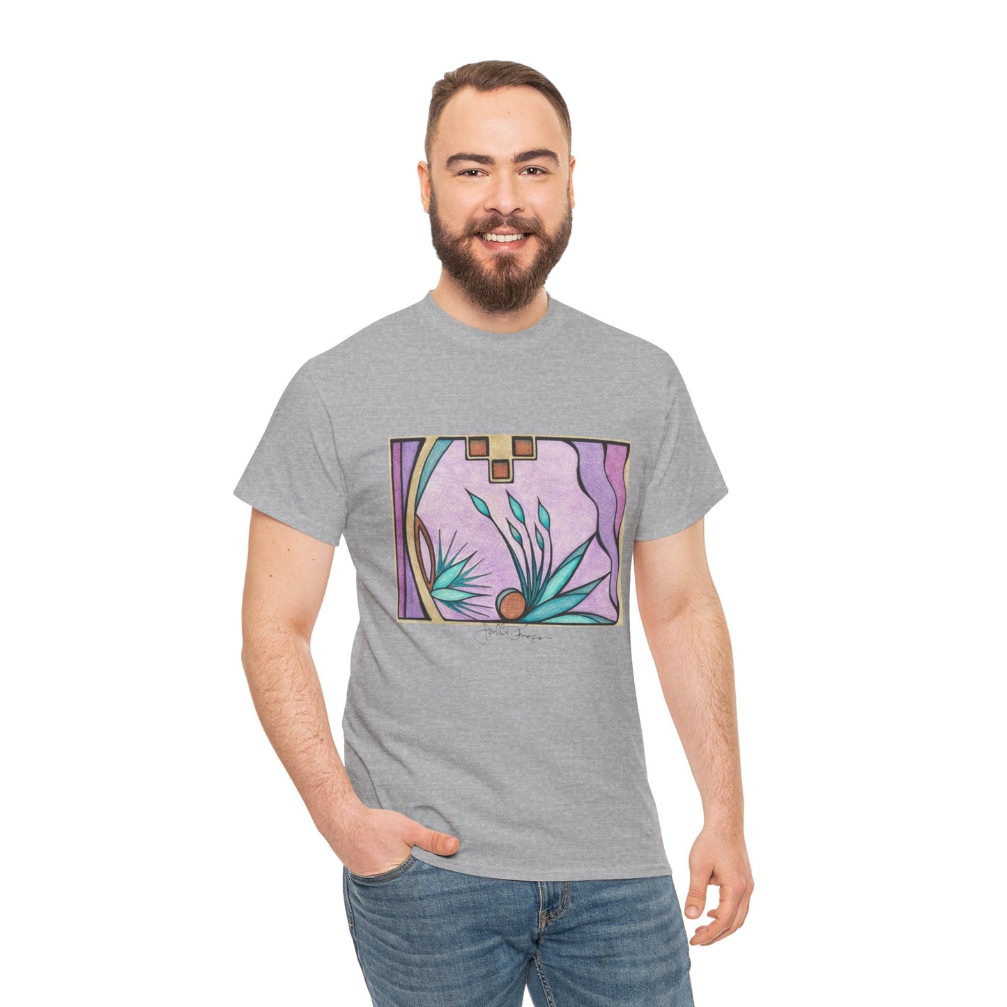 Deep Purple Visions - Short Sleeve Premium Wearable Art