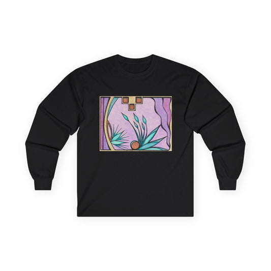 Deep Purple Visions - Long Sleeve Premium Wearable Art