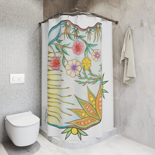 Artistic Shower Curtain | Feel the Breeze