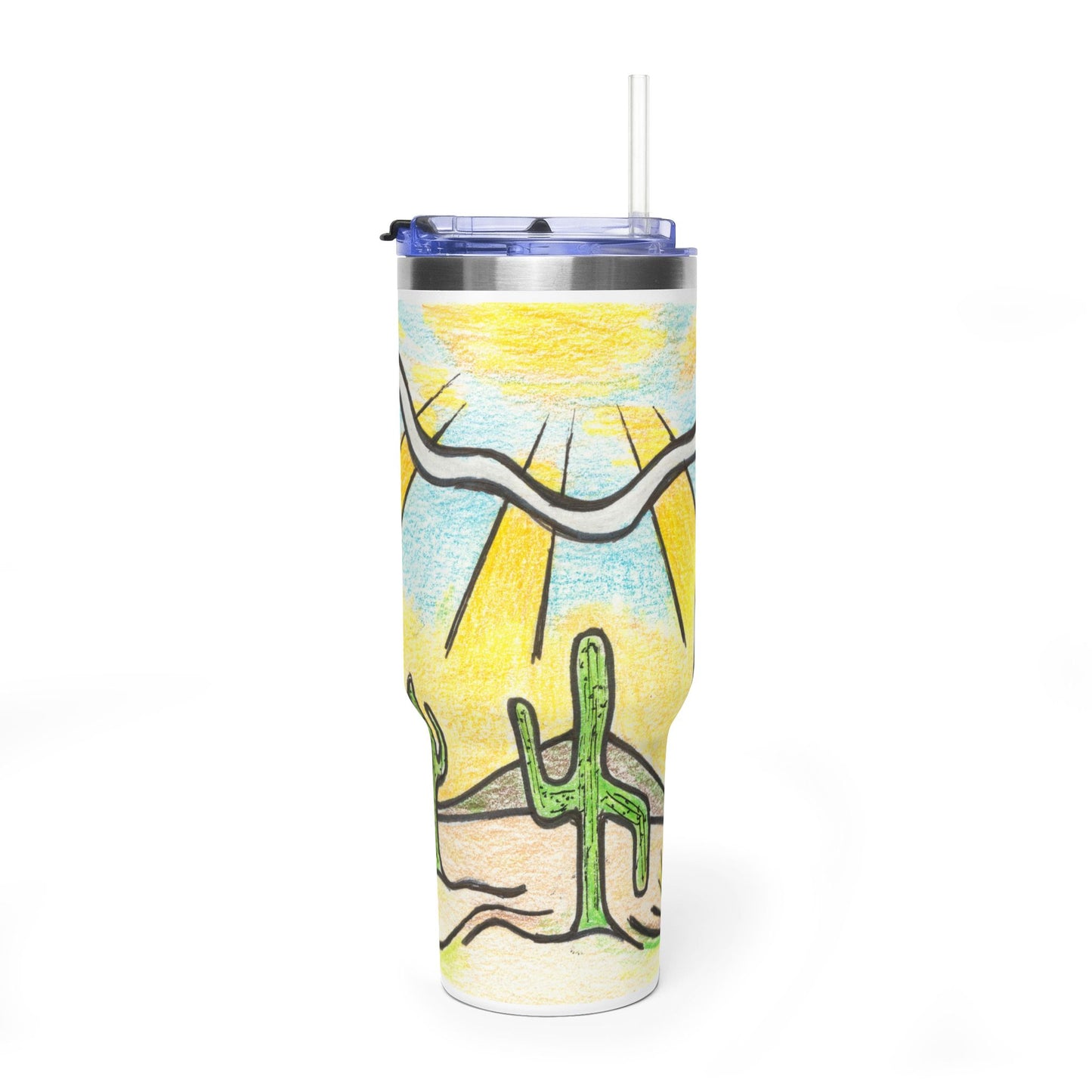 Sahuaro - Wrap-Around Art Tumbler (40 oz)