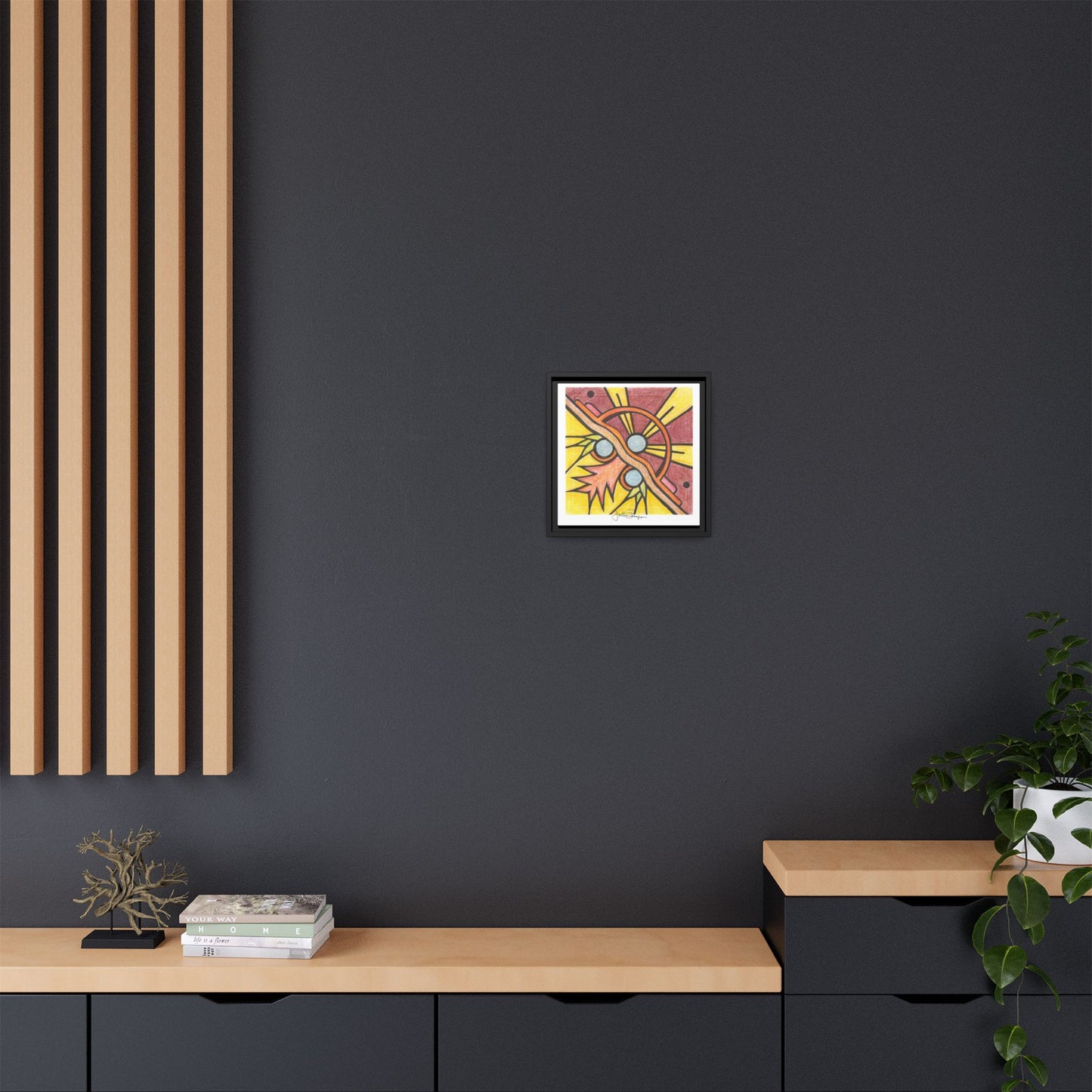 Premium Gallery Framed Matte Canvas | Gallery Day