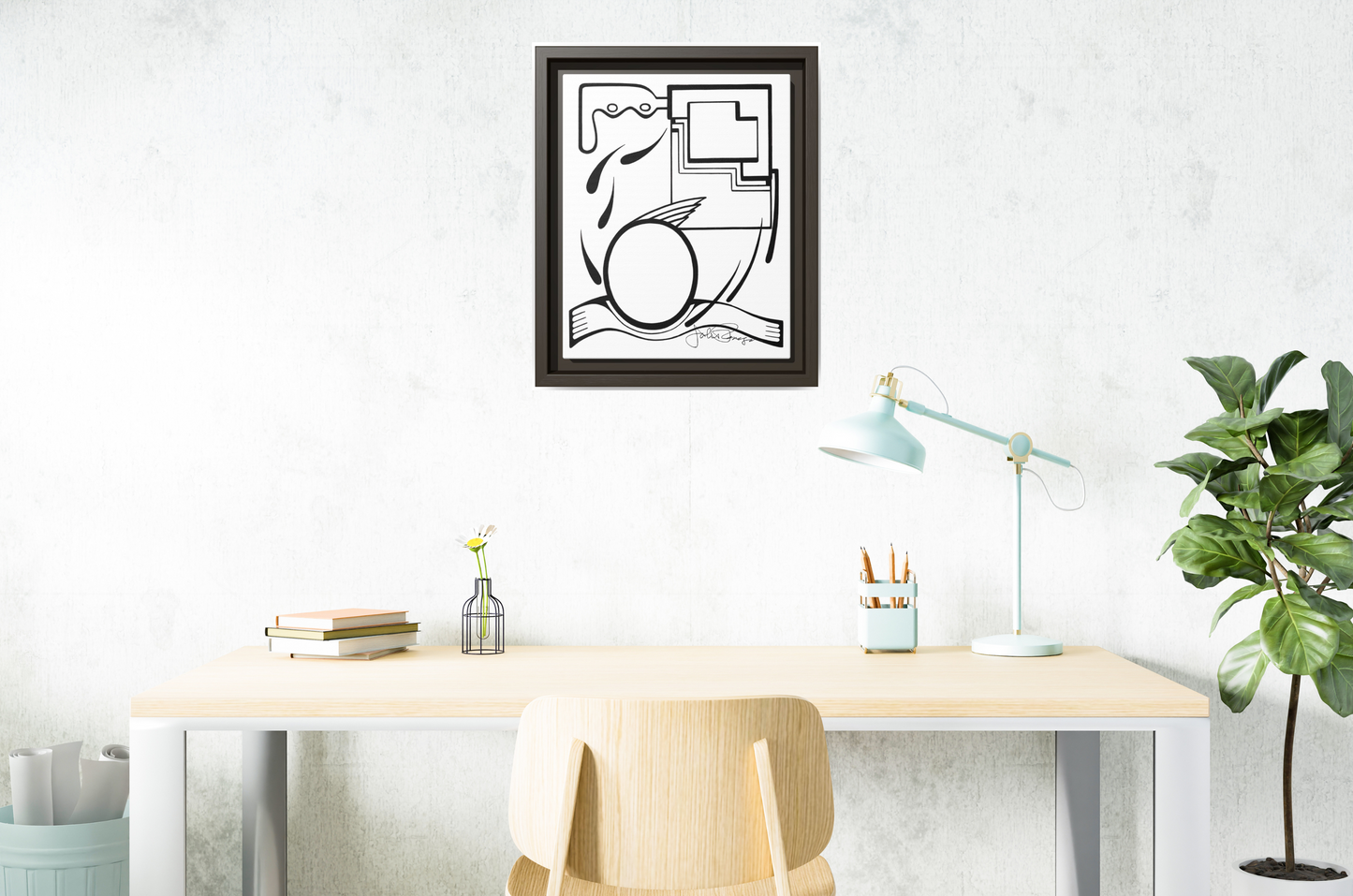 Fleeing the Storm - Archival Gallery Matte Canvas