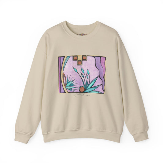Deep Purple Visions - Pullover Sweatshirt Premium Wearable Art