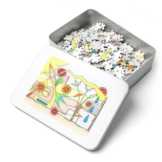 Premium Art Jigsaw Puzzle with Tin | Dancing in the Wind