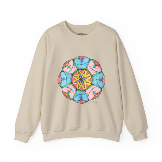 Premium Pullover Sweatshirt Wearable Art | Heaven's Gate Mandala