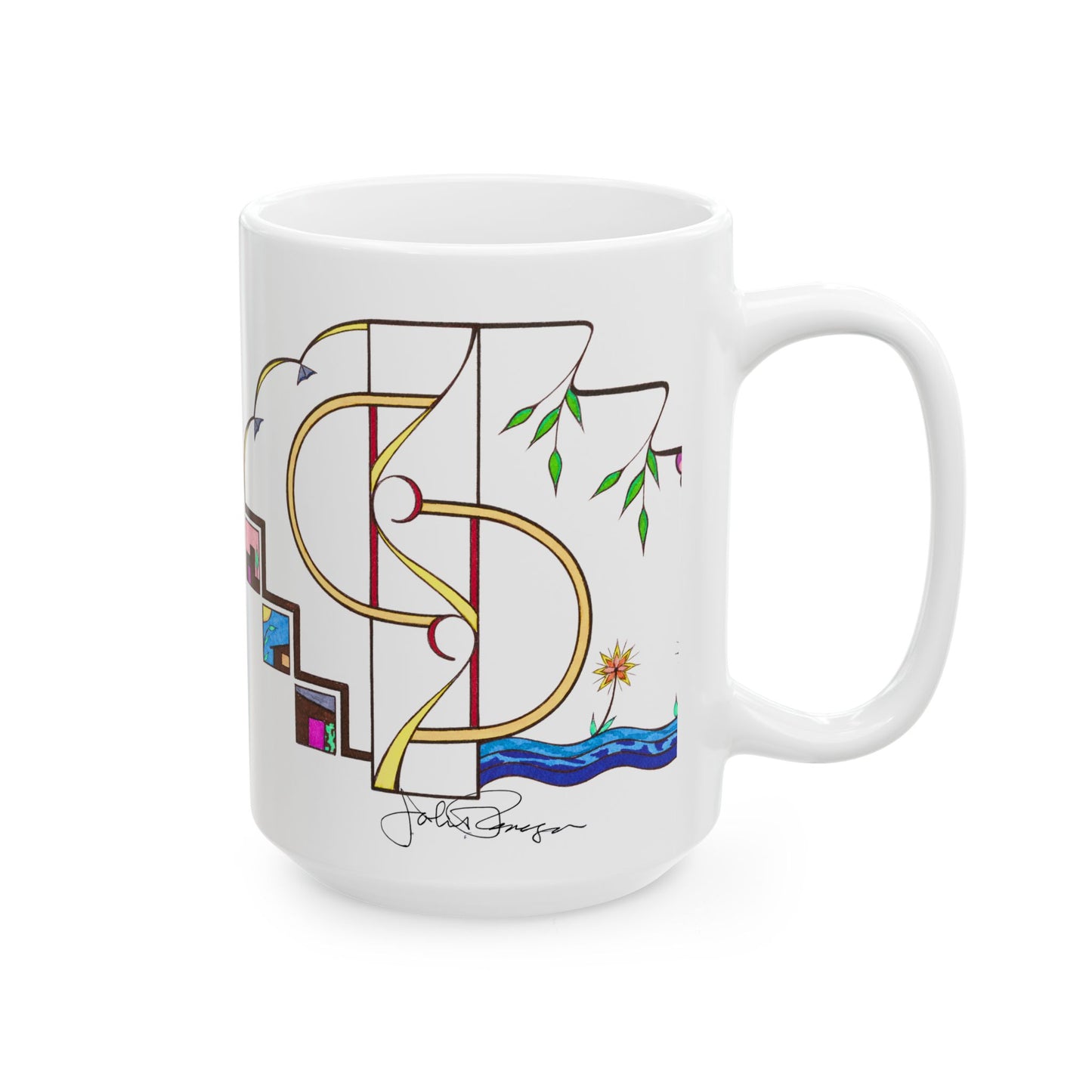 Finding Home —Wrap-Around Ceramic Art Mug (11oz, 15oz)