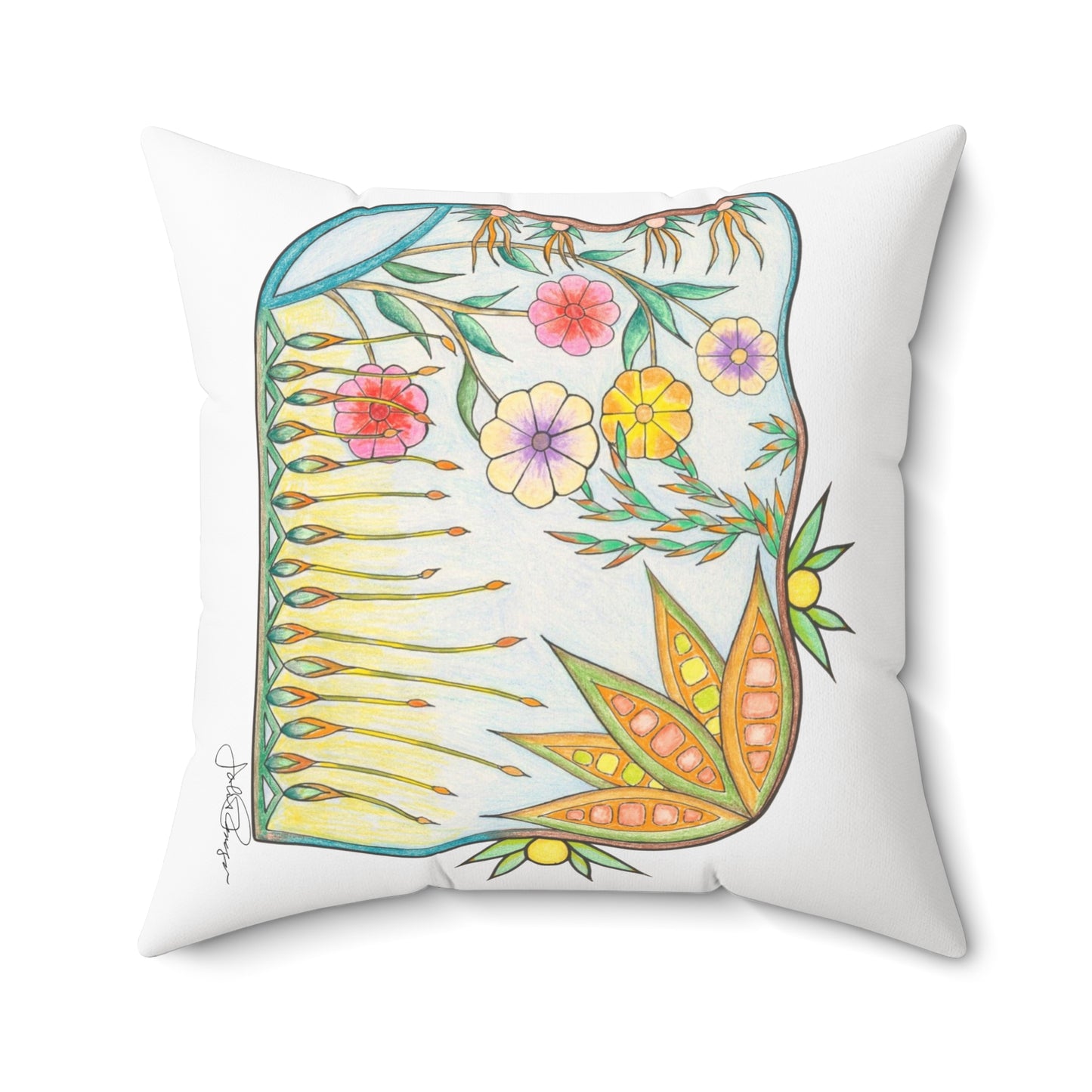 Feel the Breeze- Decorative Art Throw Pillow