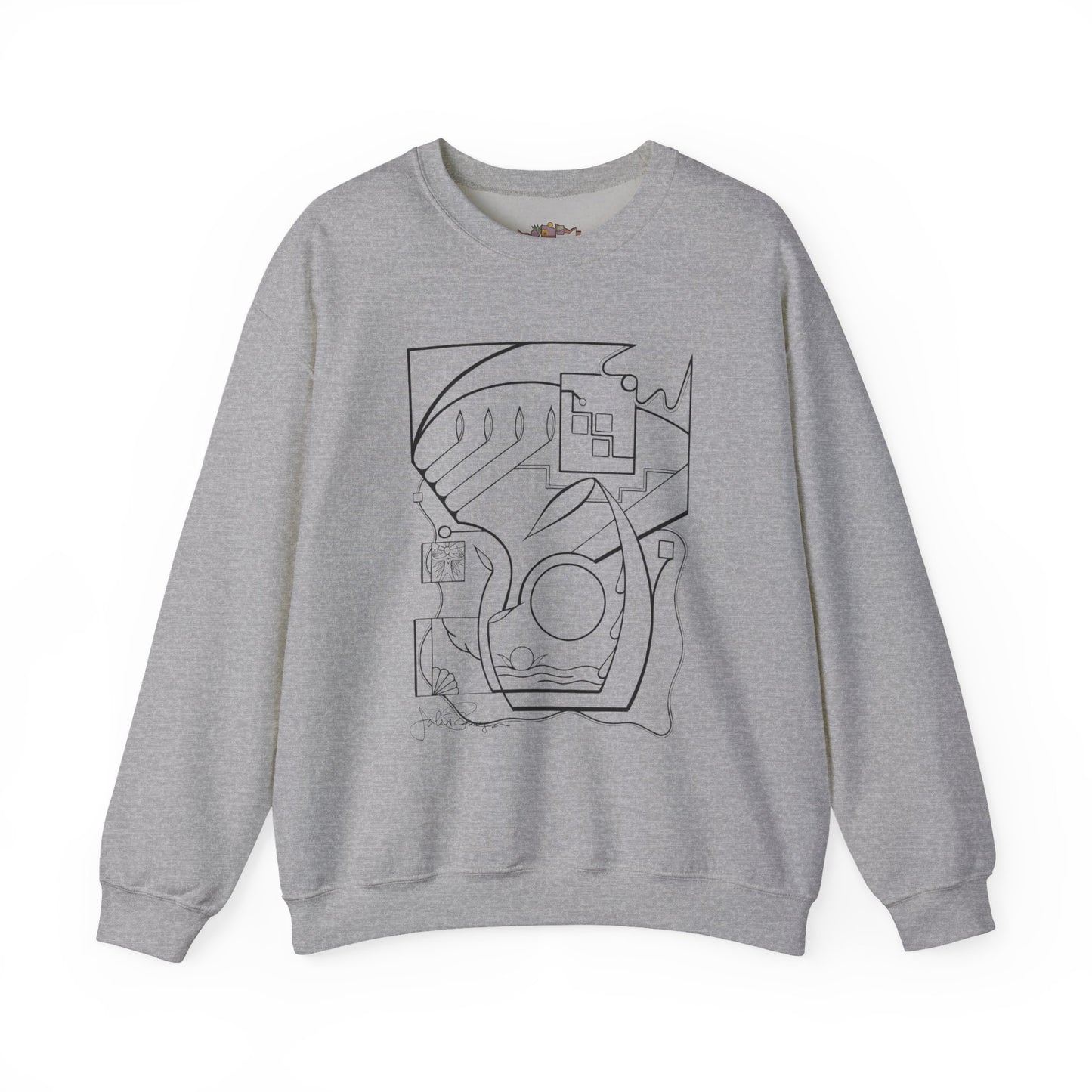 From the Heart - Pullover Sweaatshirt Premium Wearable Art
