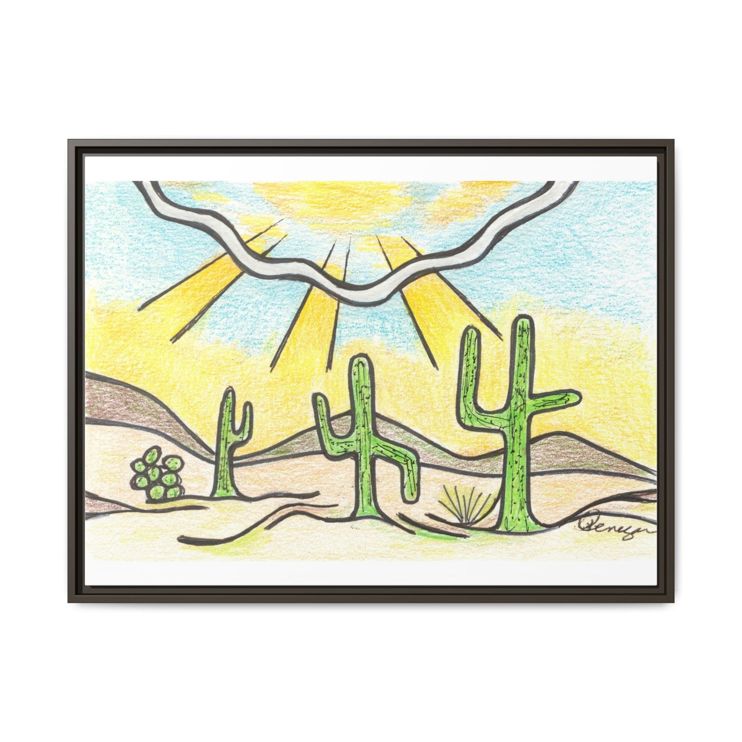 Saguaro - Archival Gallery Matte Canvas