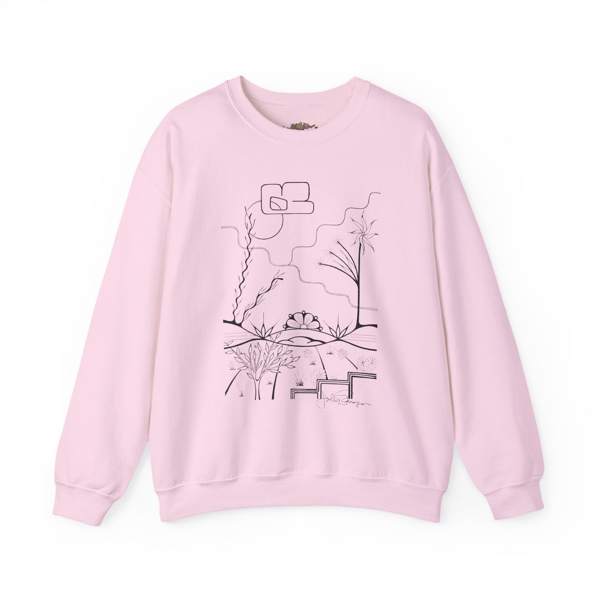 Premium Pullover Sweatshirt Wearable Art | The World is Round