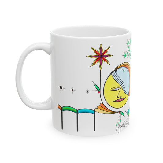 Sol Searcher - Wrap-Around Ceramic Art Mug  (11oz, 15oz)