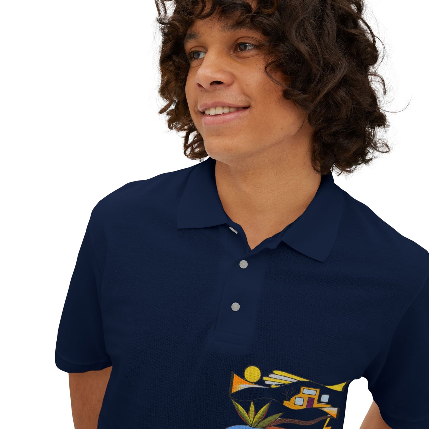 Sabino Memories - Premium Pique Polo Wearable Art