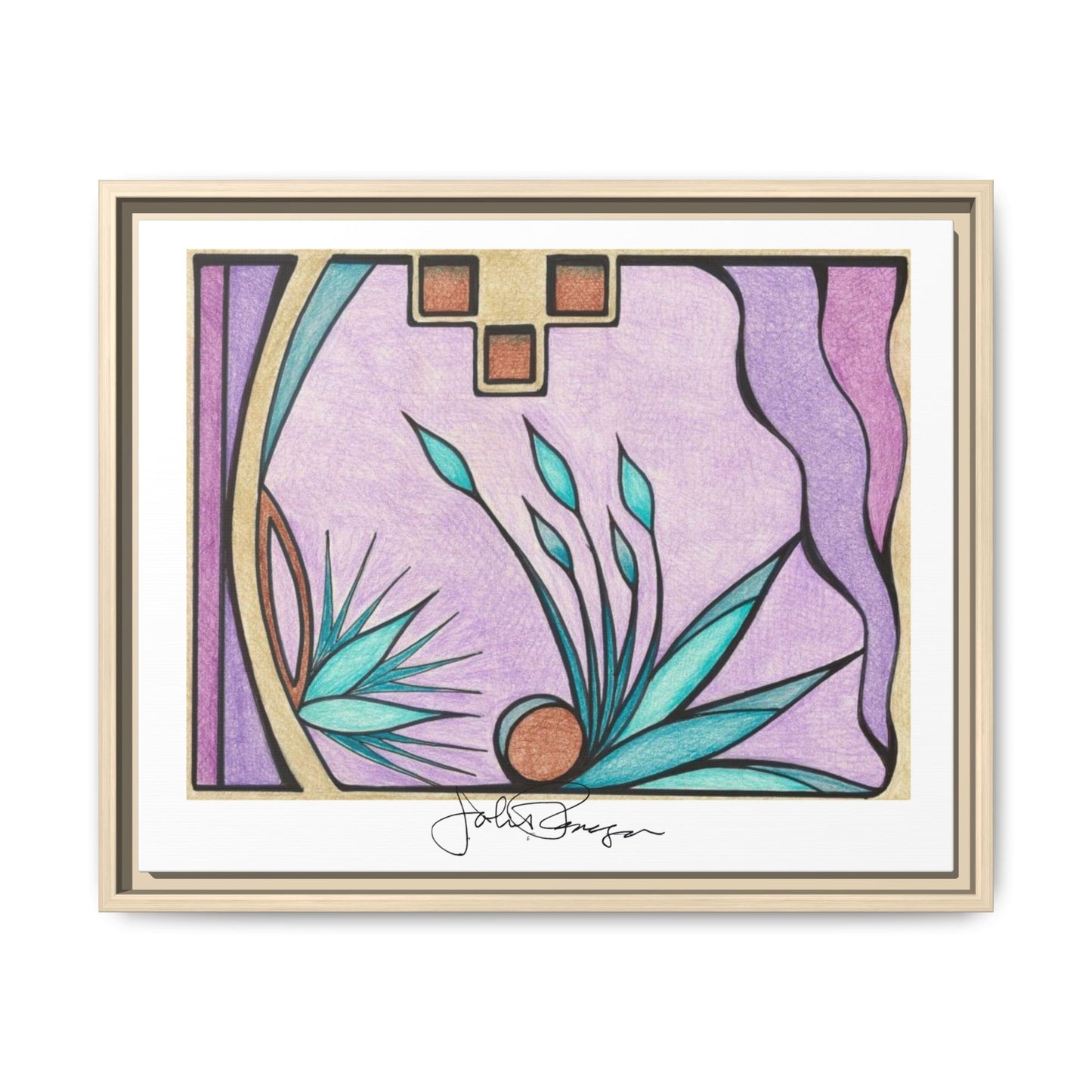 Deep Purple Visions - Archival Gallery Matte Canvas