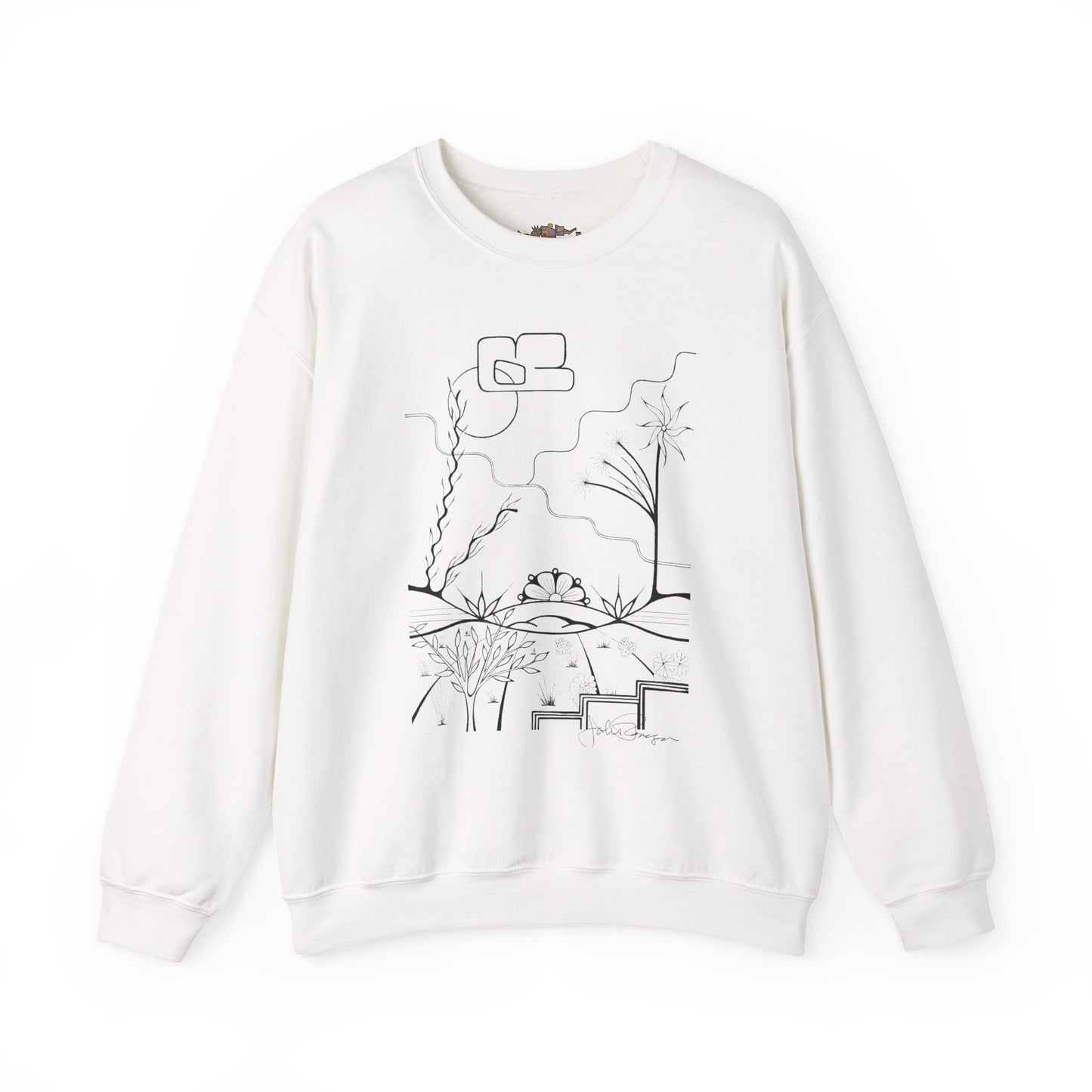The World is Round - Pullover Sweatshirt Premium Wearable Art