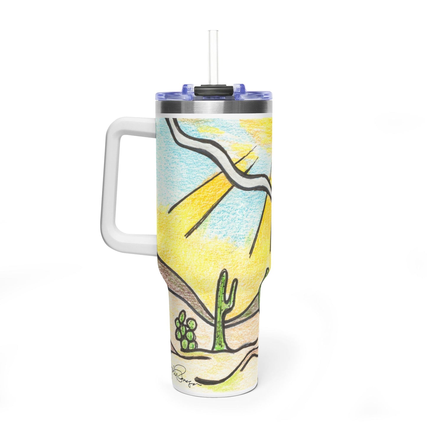 Sahuaro - Wrap-Around Art Tumbler (40 oz)