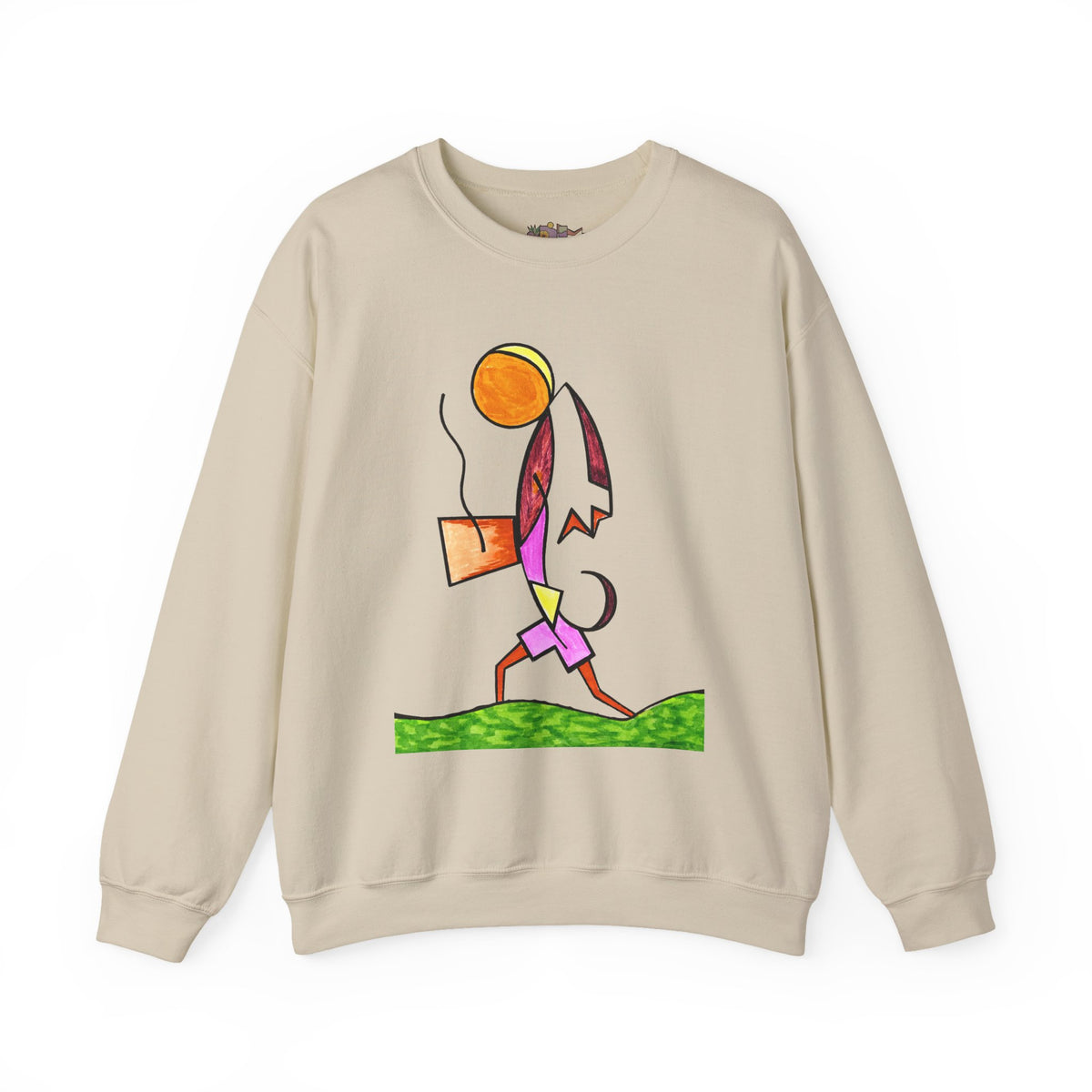 Premium Pullover Sweatshirt Wearable Art | Walk Proud