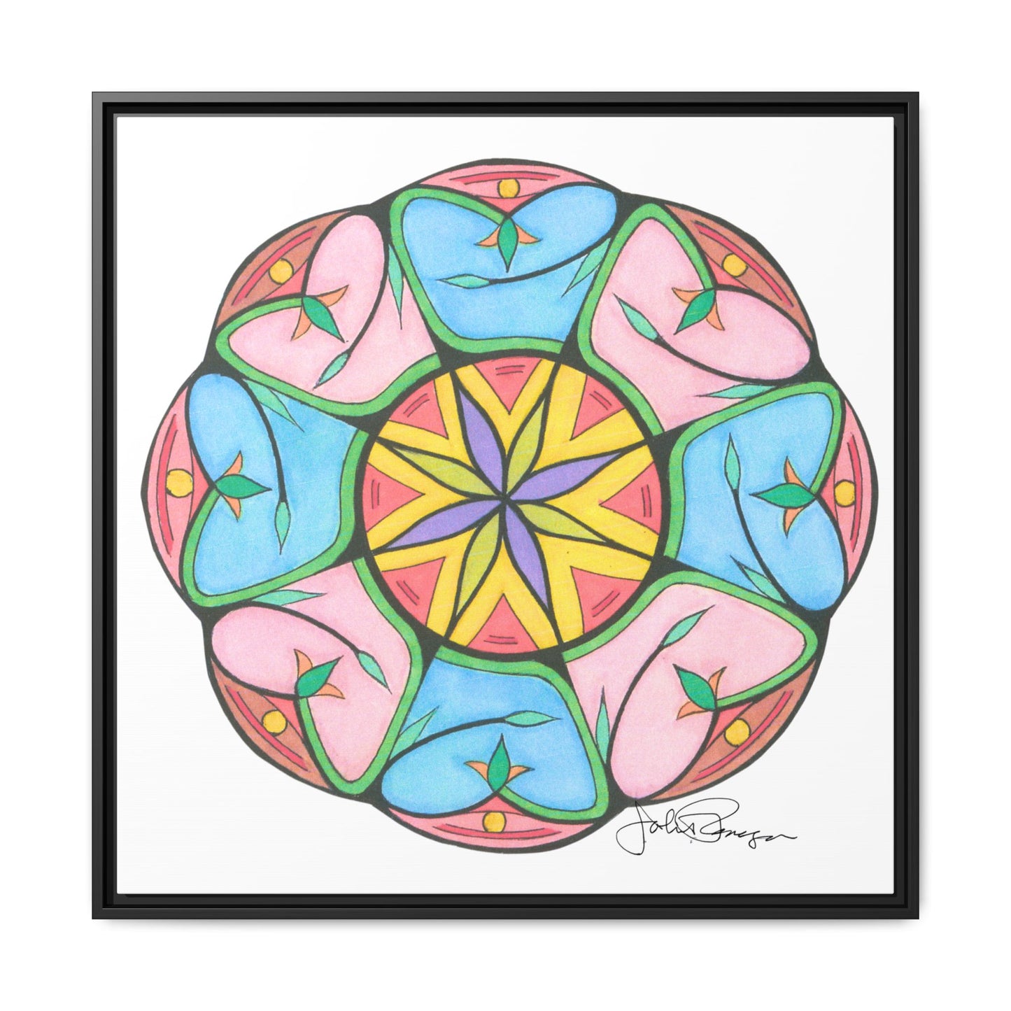 Heaven's Gate Mandala - Archival Gallery Matte Canvas
