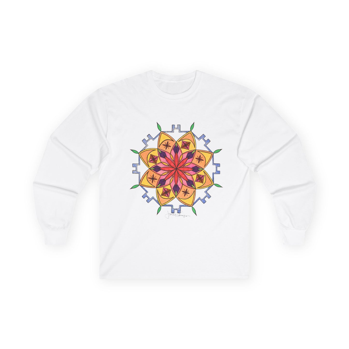 Snow Mandala - Long Sleeve Premium Wearable Art