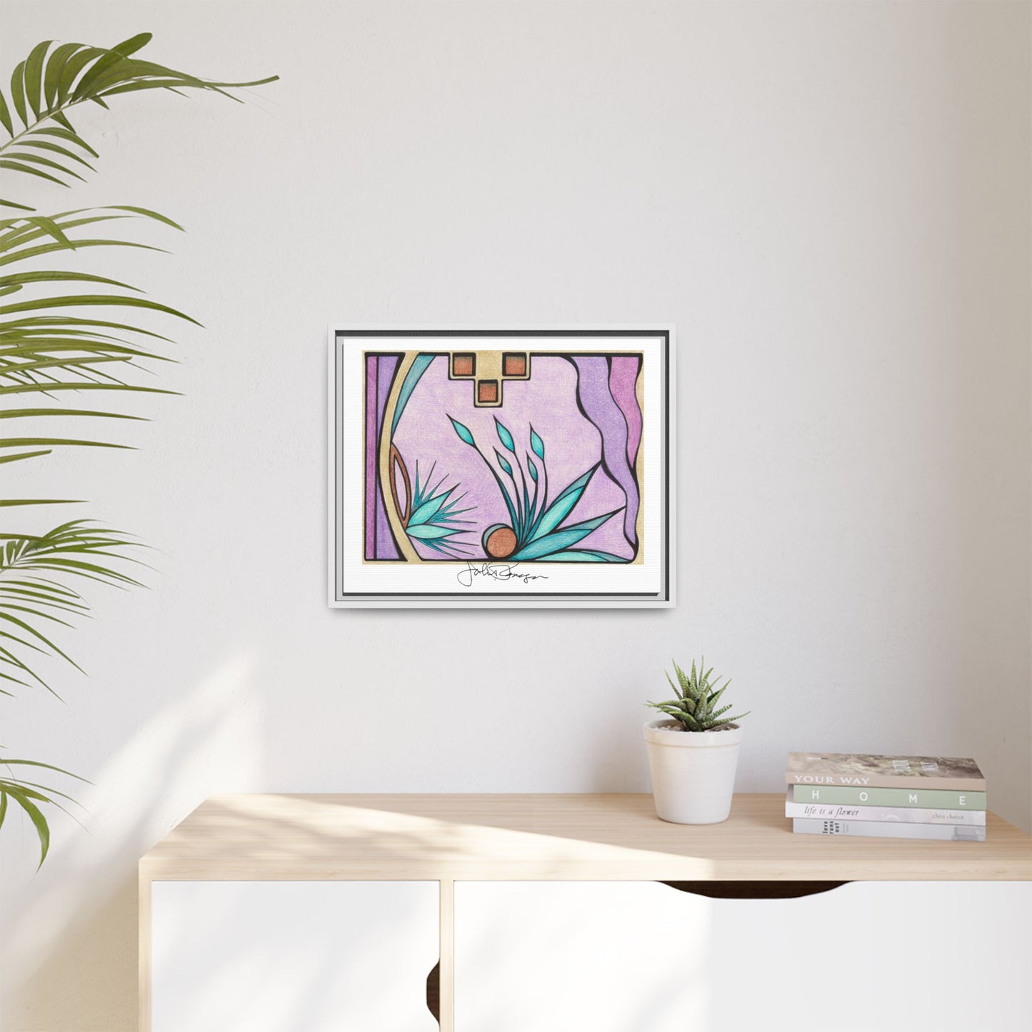Deep Purple Visions - Archival Gallery Matte Canvas