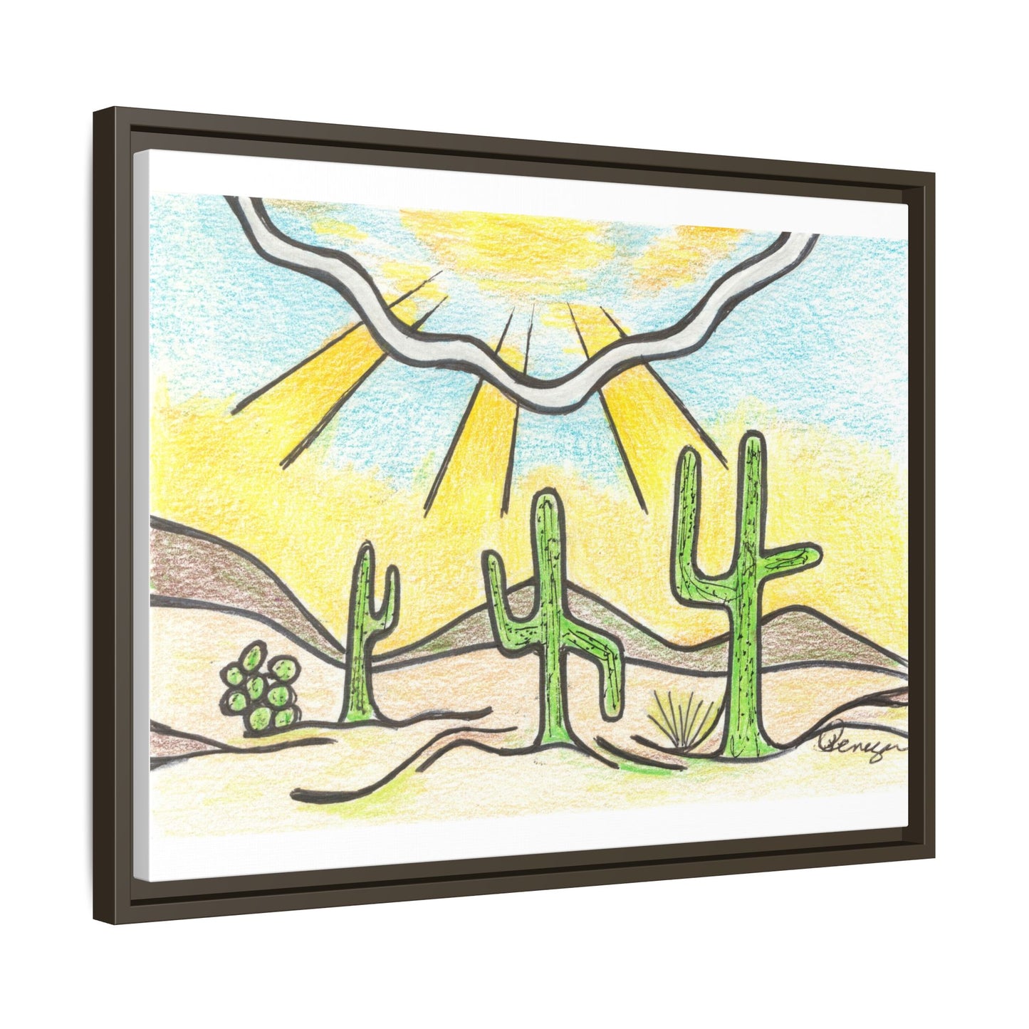 Saguaro - Archival Gallery Matte Canvas
