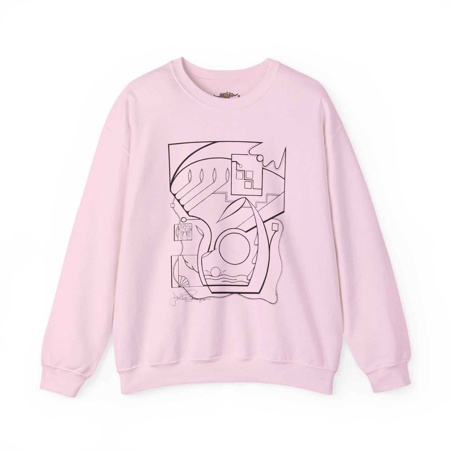 From the Heart - Pullover Sweaatshirt Premium Wearable Art
