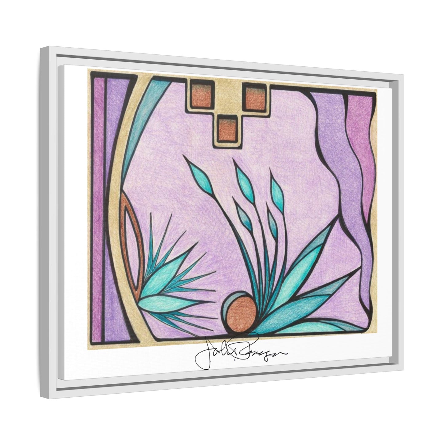 Deep Purple Visions - Archival Gallery Matte Canvas