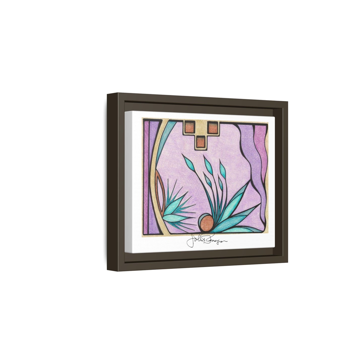 Deep Purple Visions - Archival Gallery Matte Canvas