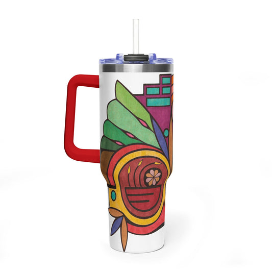 Leaving the Picture - Wrap-Around Art Tumbler (40 oz)