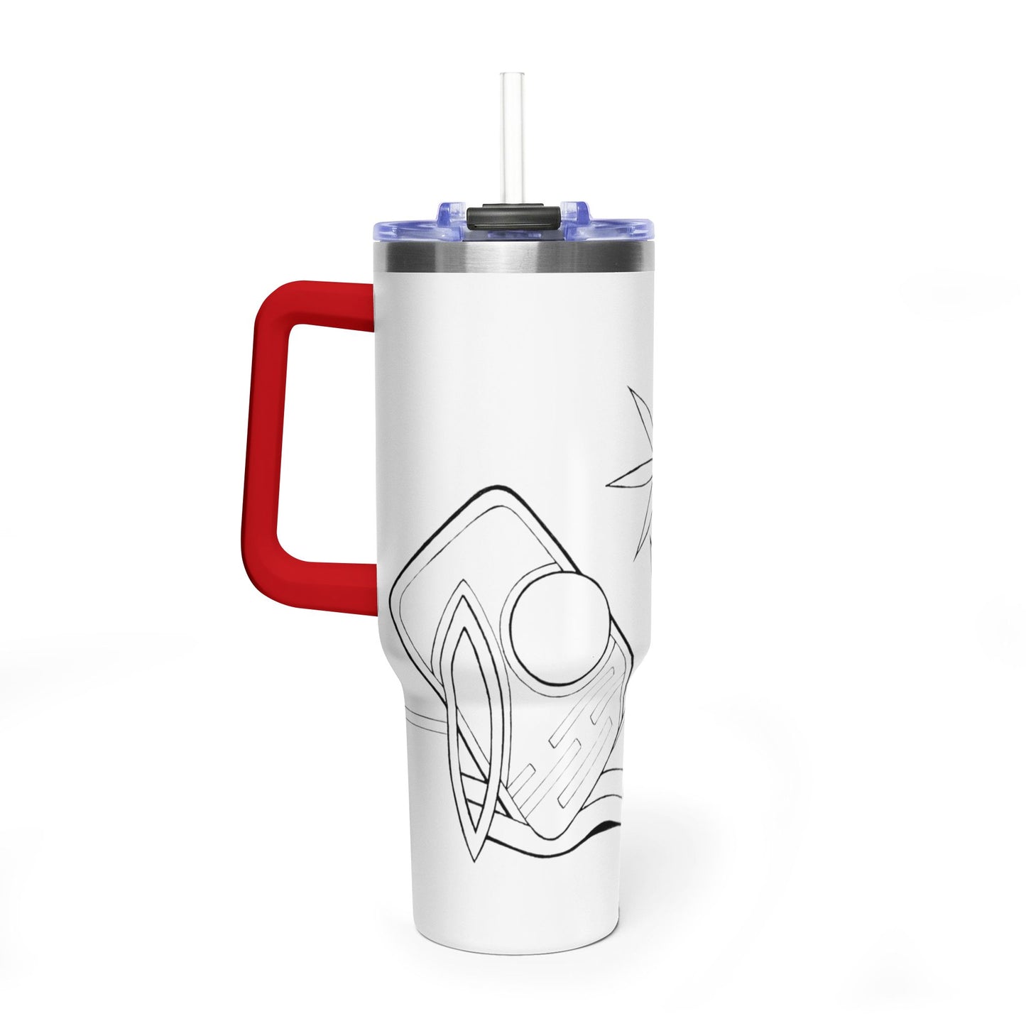 Riding the Turtle - Wrap-Around Art Tumbler (40 oz)