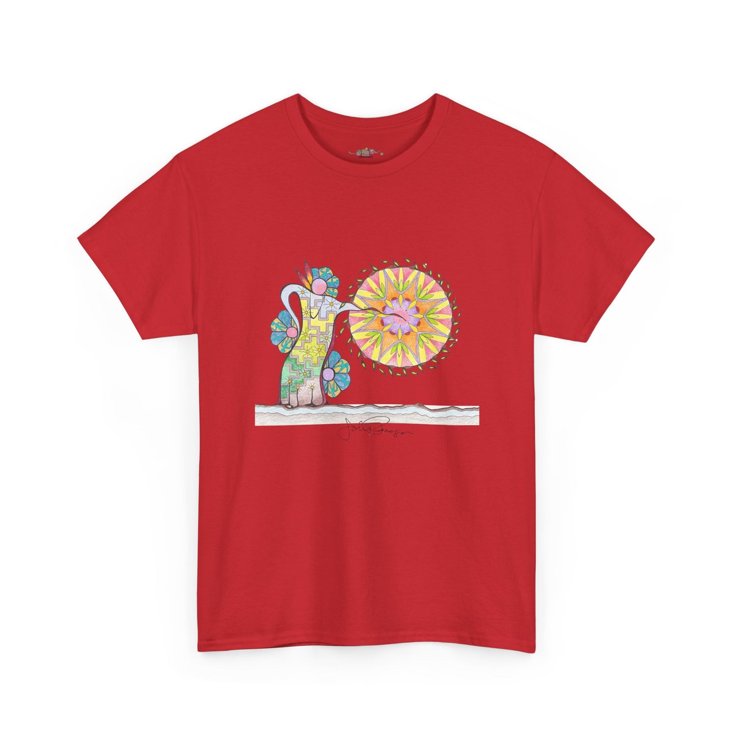 PowWow Drum - Short Sleeve Premium Wearable Art