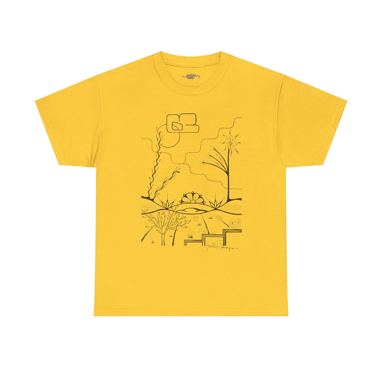 Premium Short Sleeve T-Shirt Wearable Art | The World is Round