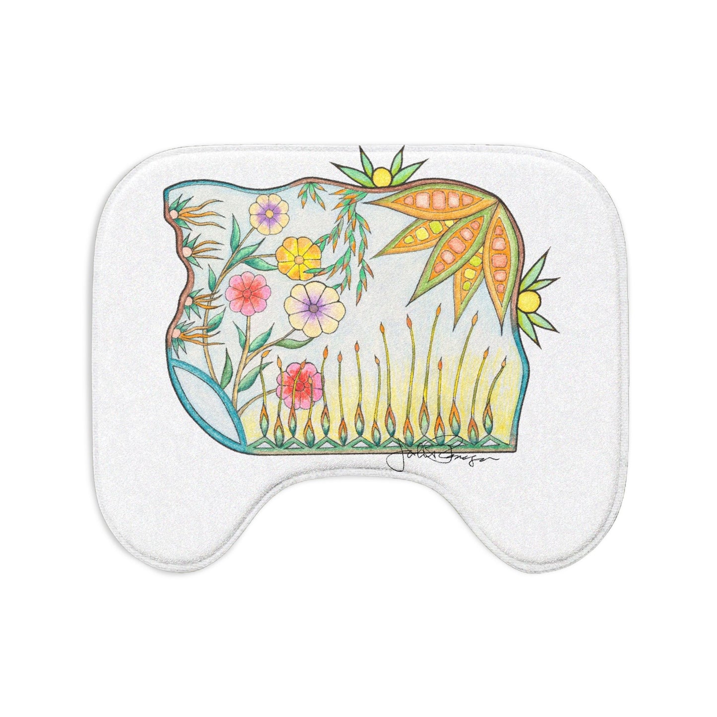 Feel the Breeze - 3-Piece Art Bathroom Set