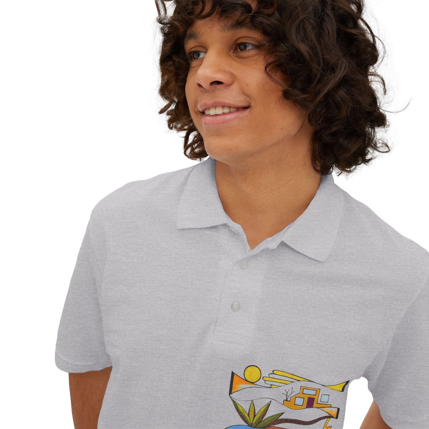 Sabino Memories - Premium Pique Polo Wearable Art
