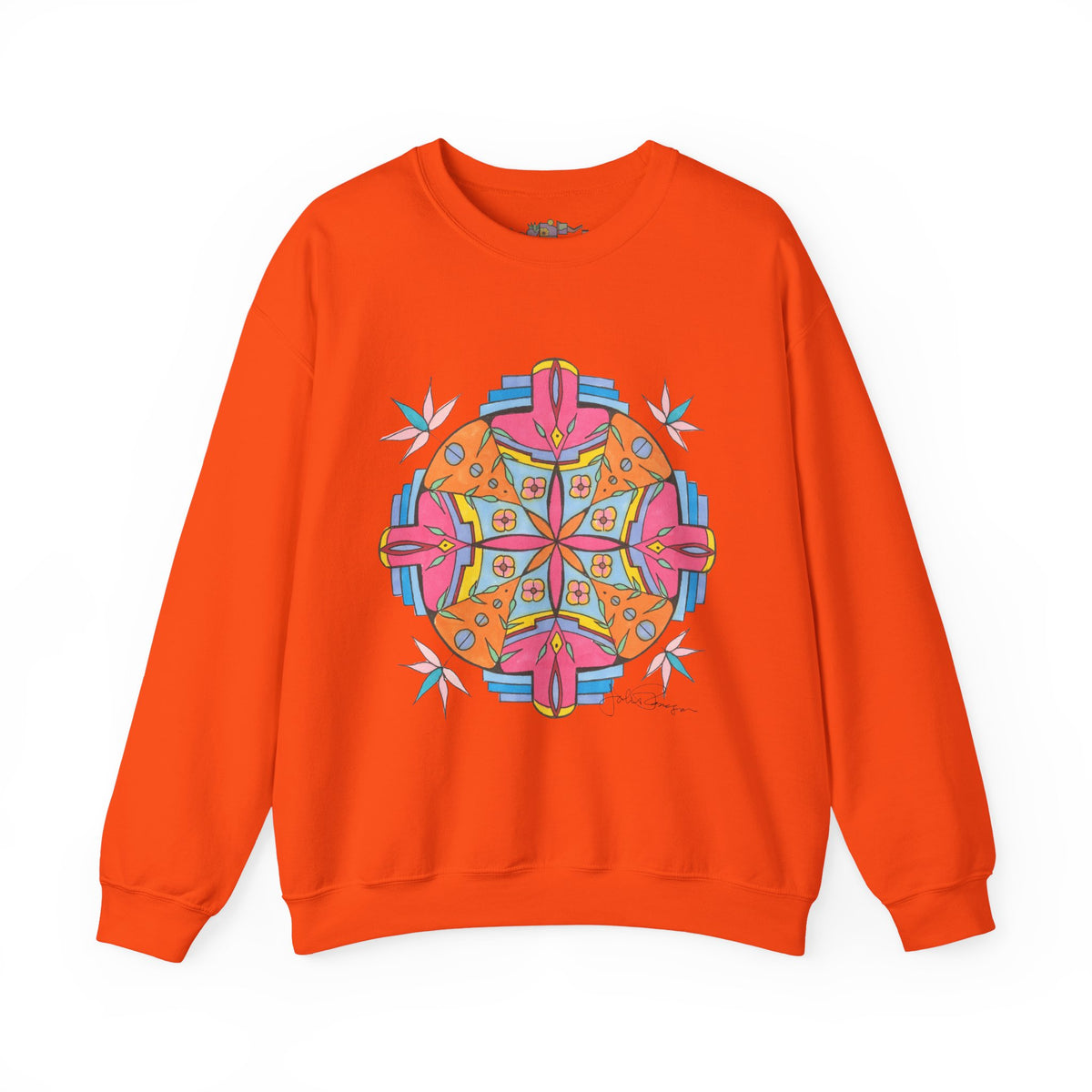 Premium Pullover Sweatshirt Wearable Art | Break Out Mandala