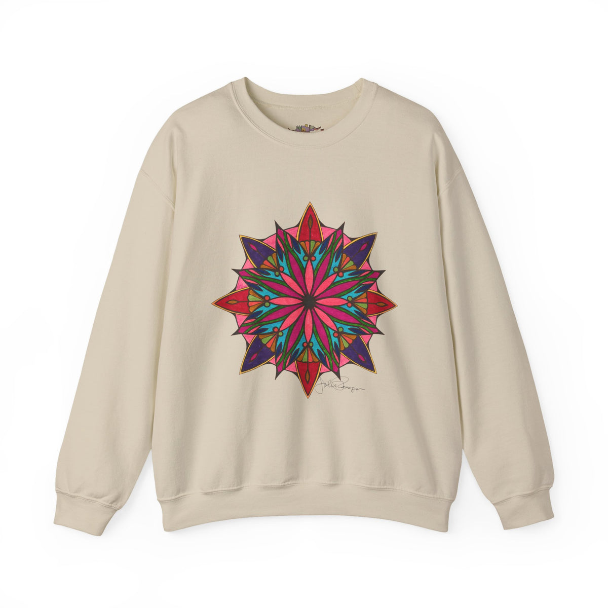 Premium Pullover Sweatshirt Wearable Art | Moving Mandala