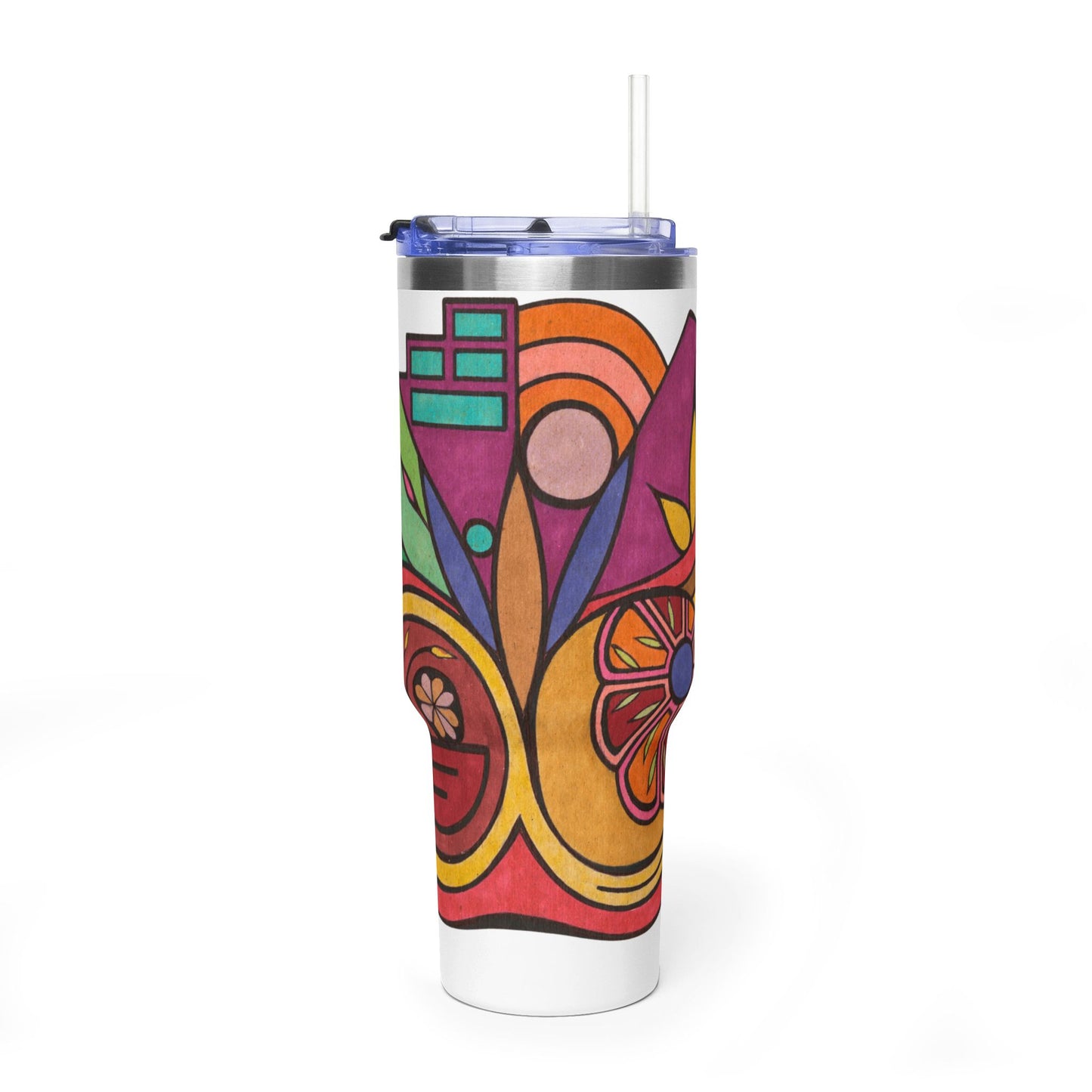 Leaving the Picture - Wrap-Around Art Tumbler (40 oz)