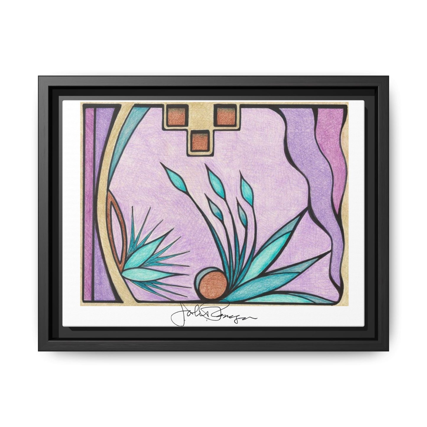 Deep Purple Visions - Archival Gallery Matte Canvas