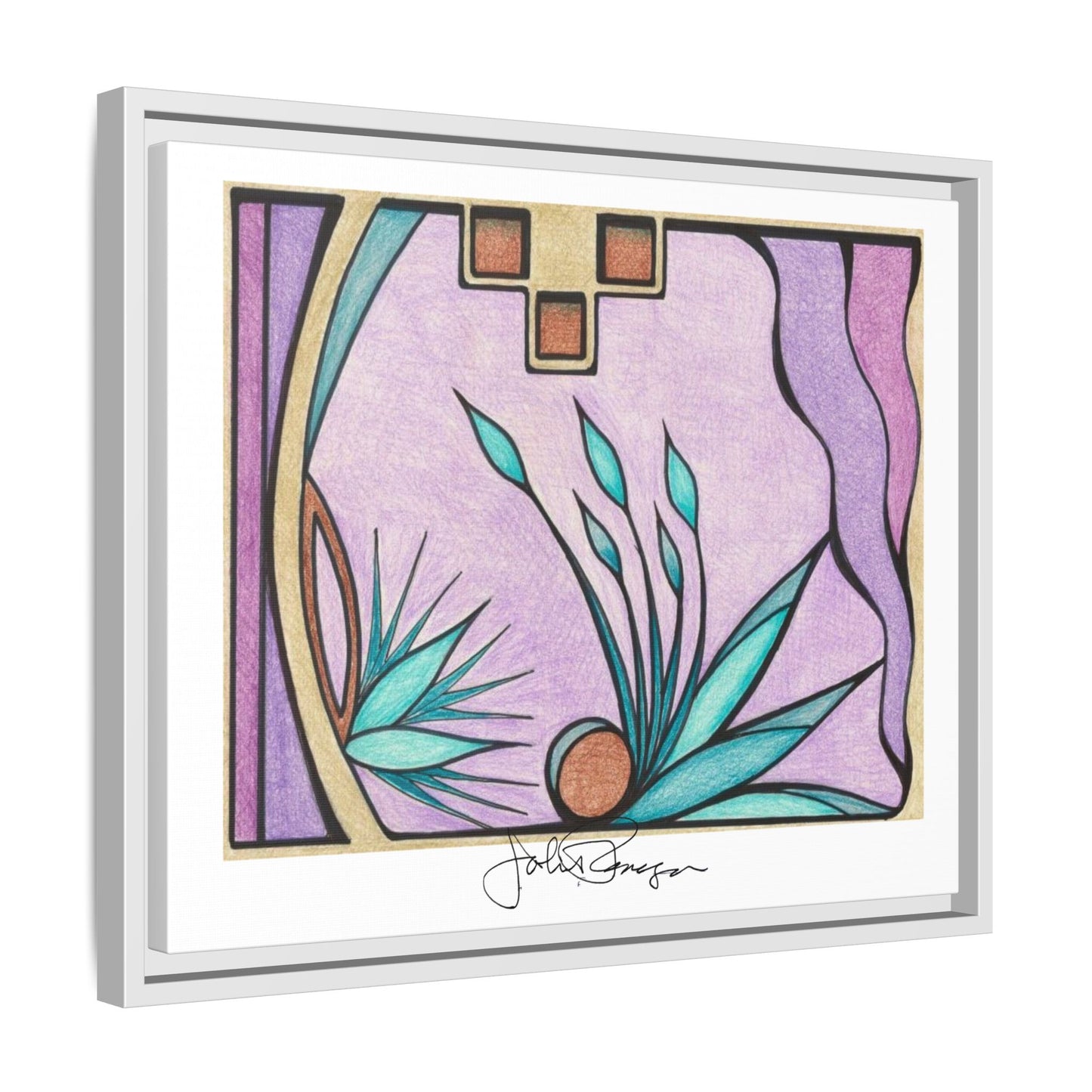 Deep Purple Visions - Archival Gallery Matte Canvas
