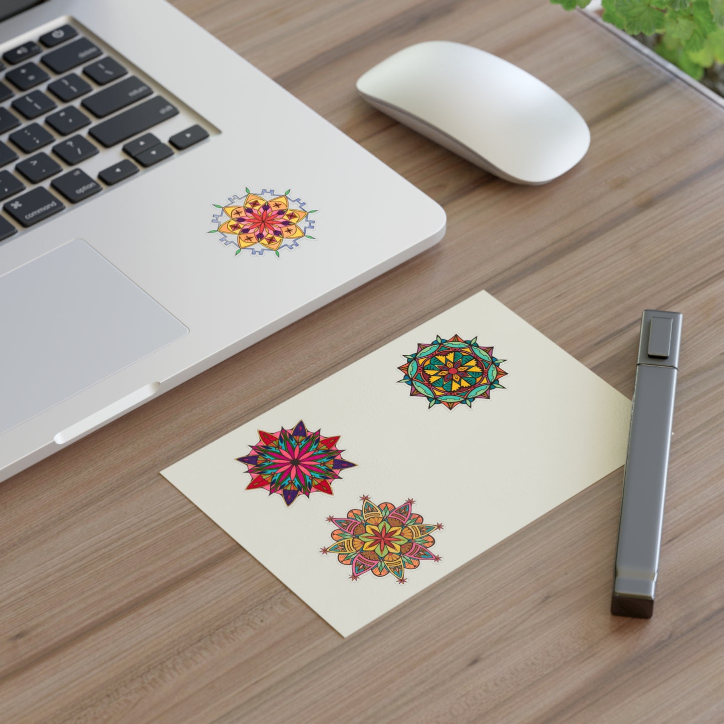 Mandala Collection 1 — Hand-Drawn Vinyl Sticker Pack