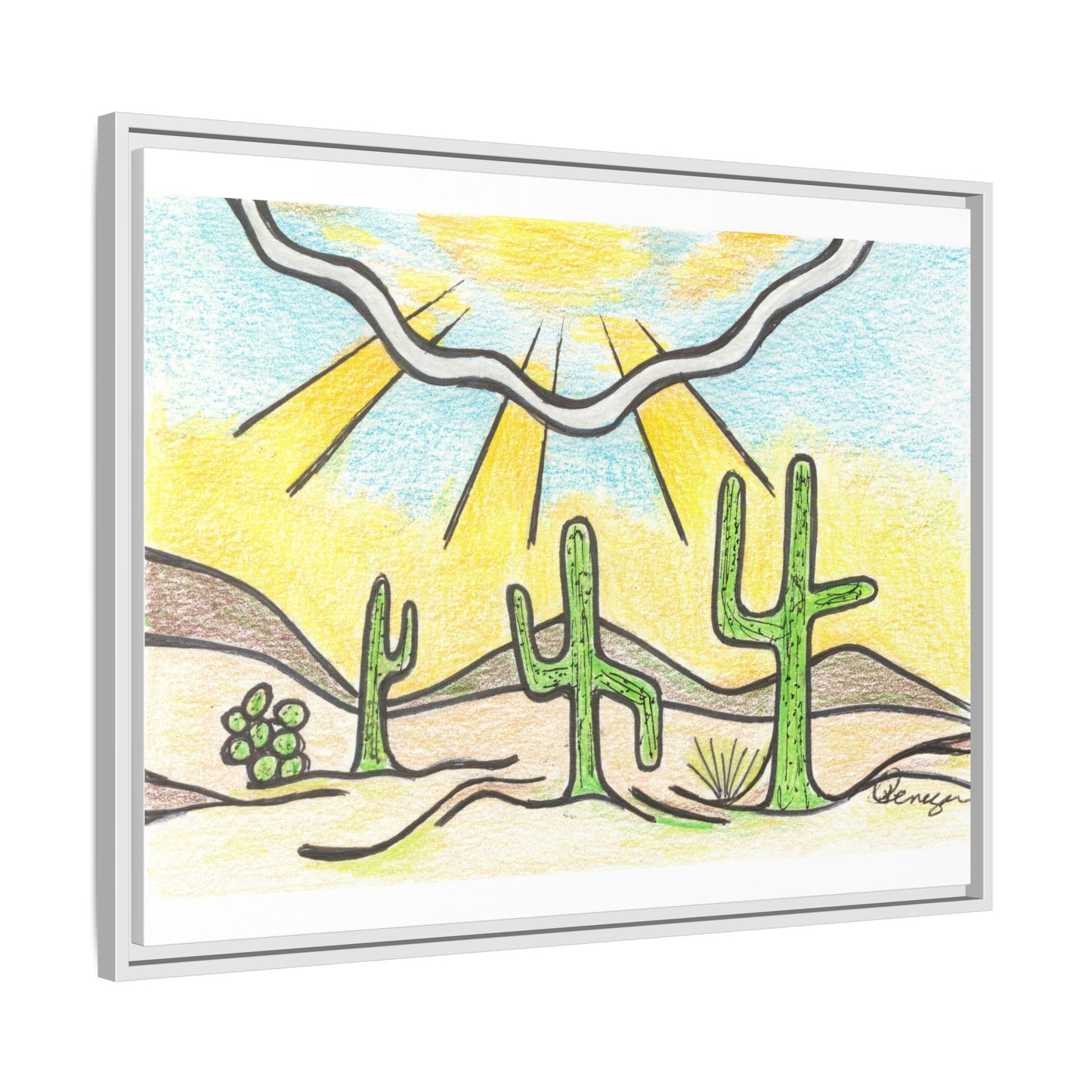 Saguaro - Archival Gallery Matte Canvas
