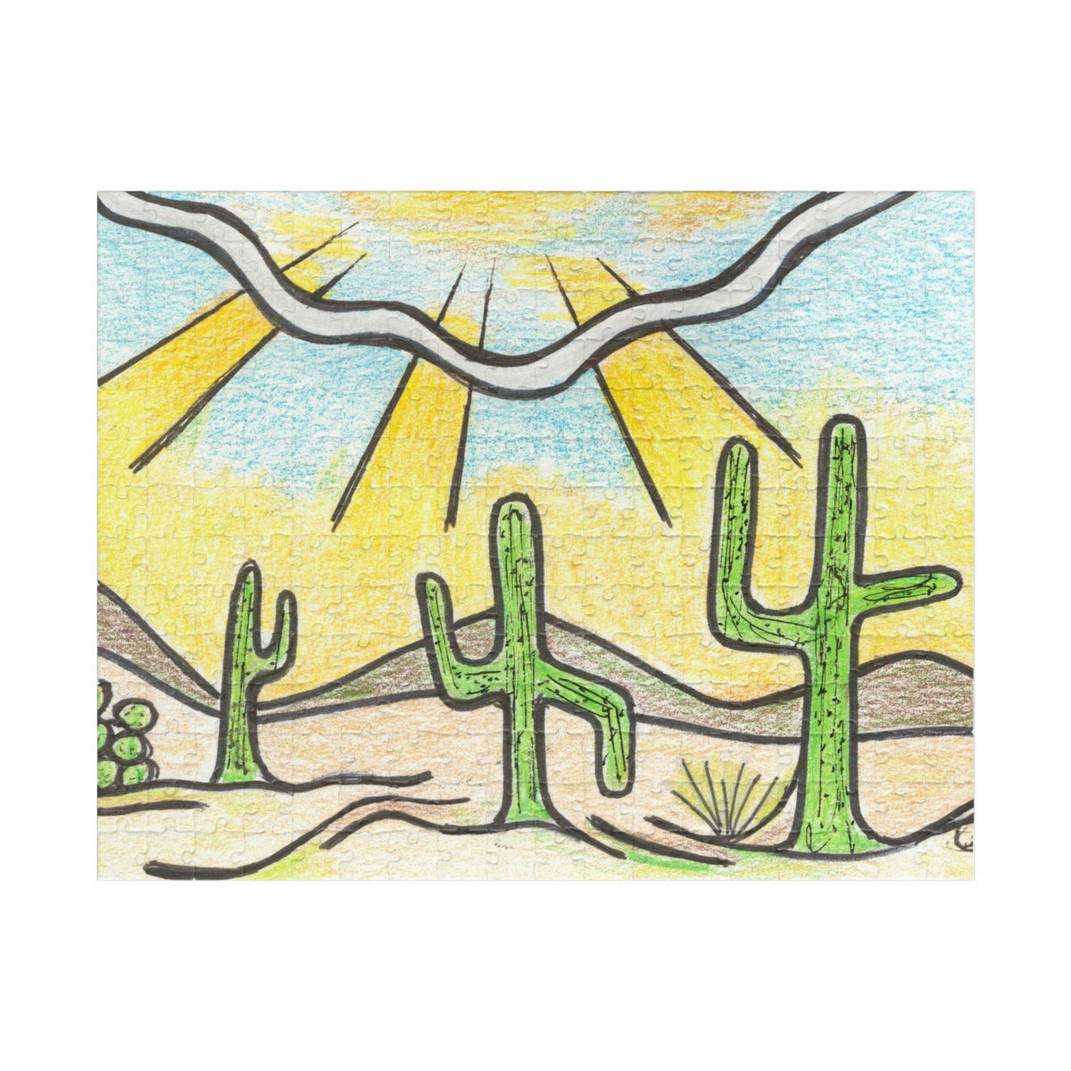 Premium Art Jigsaw Puzzle | Saguaro