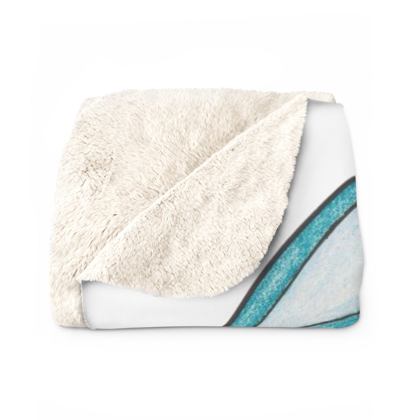 Feel the Breeze - Sherpa Fleece Blanket