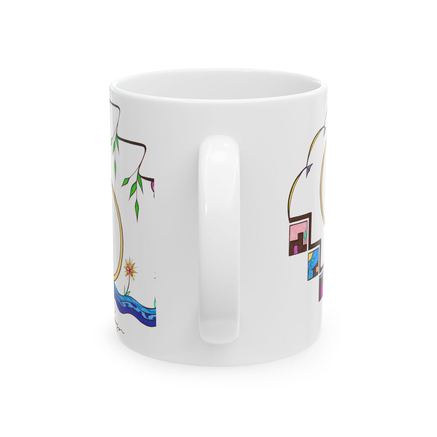 Finding Home —Wrap-Around Ceramic Art Mug (11oz, 15oz)