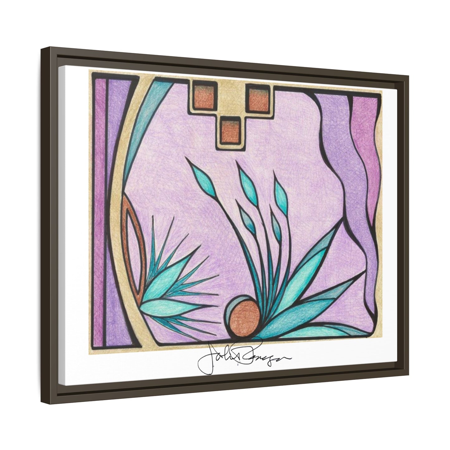 Deep Purple Visions - Archival Gallery Matte Canvas