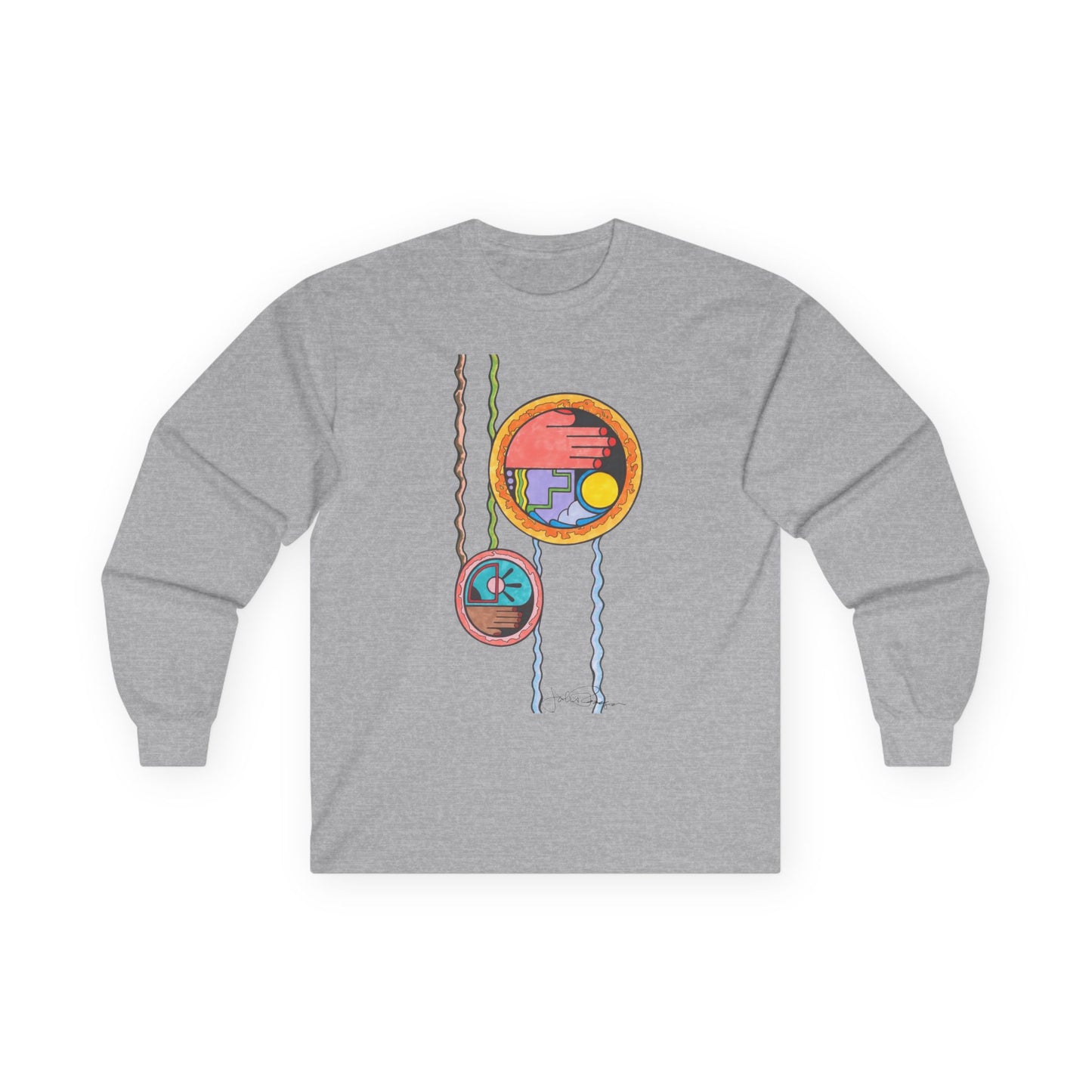 Wave While Passing - Long Sleeve Premium Wearable Art