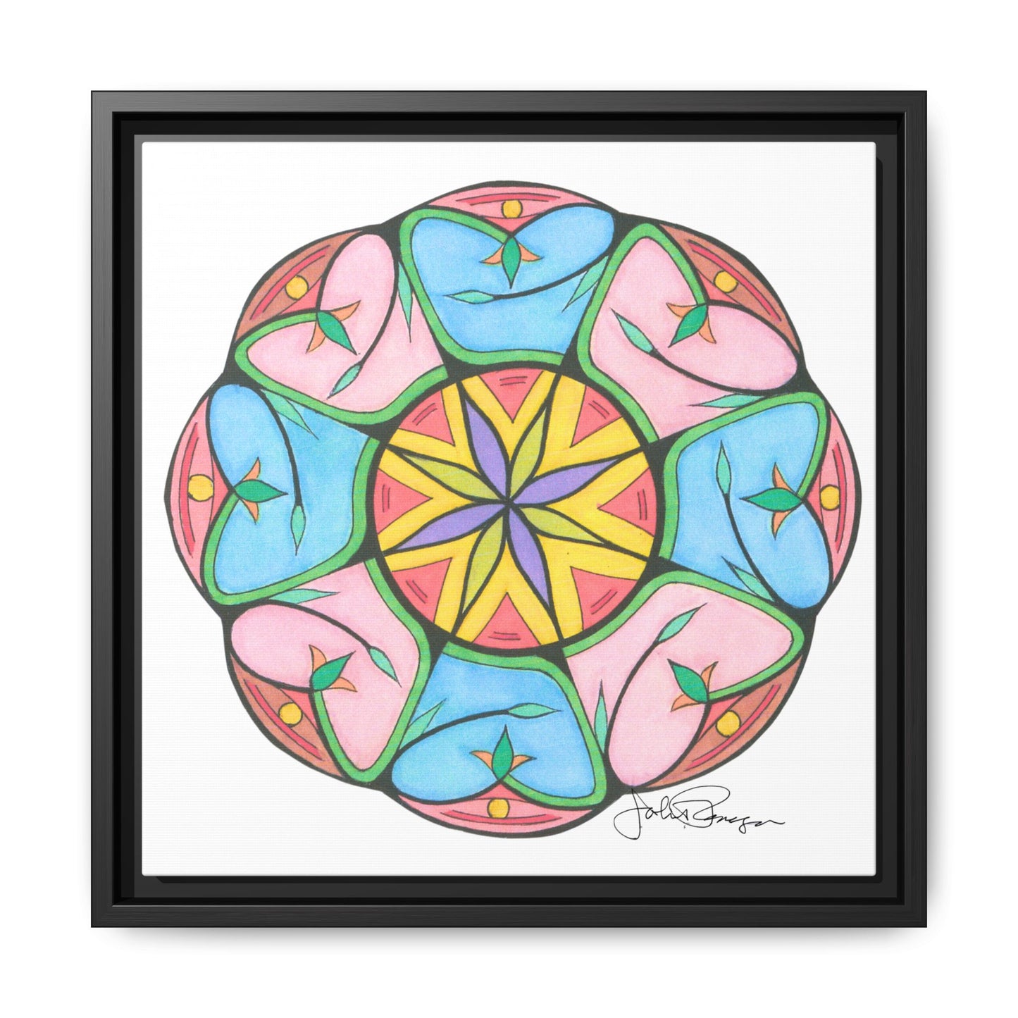 Heaven's Gate Mandala - Archival Gallery Matte Canvas