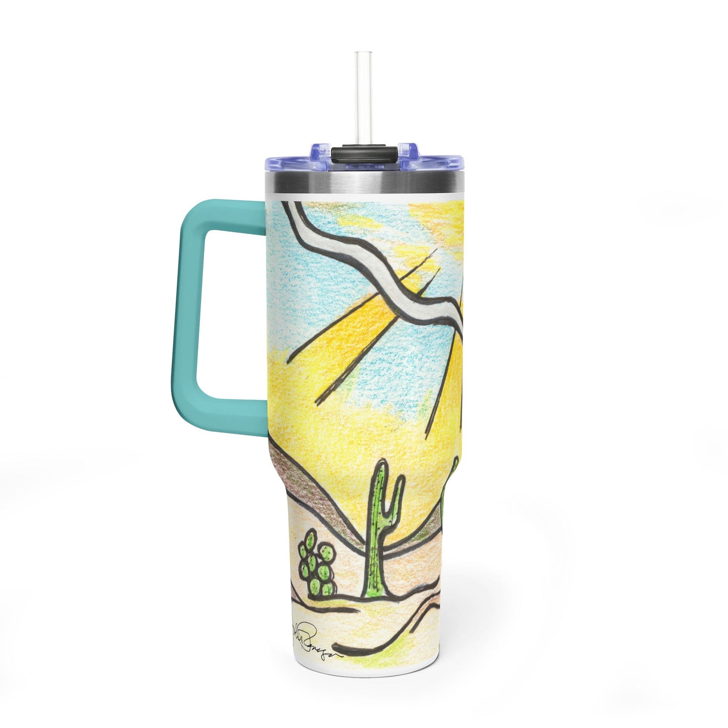 Sahuaro - Wrap-Around Art Tumbler (40 oz)