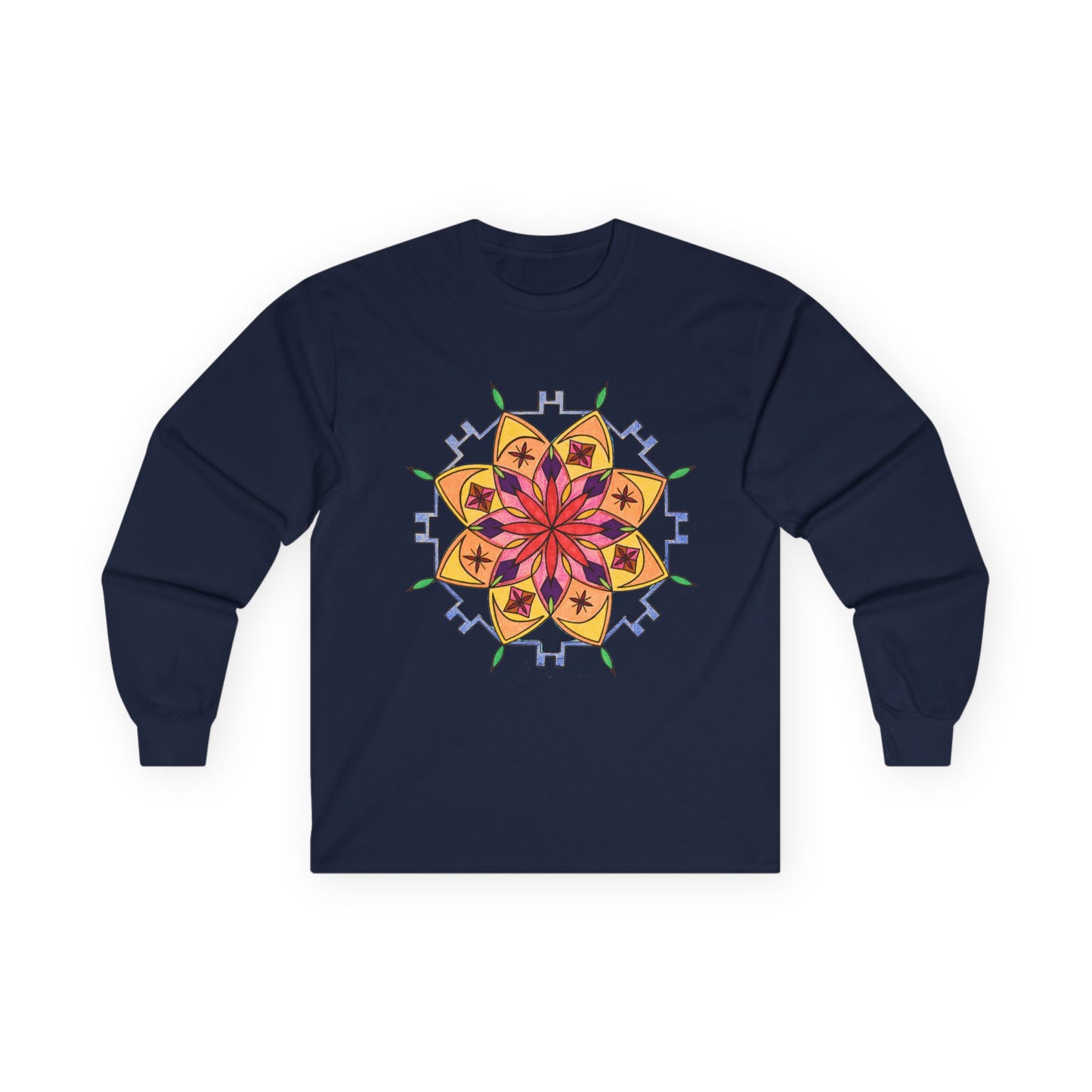 Snow Mandala - Long Sleeve Premium Wearable Art