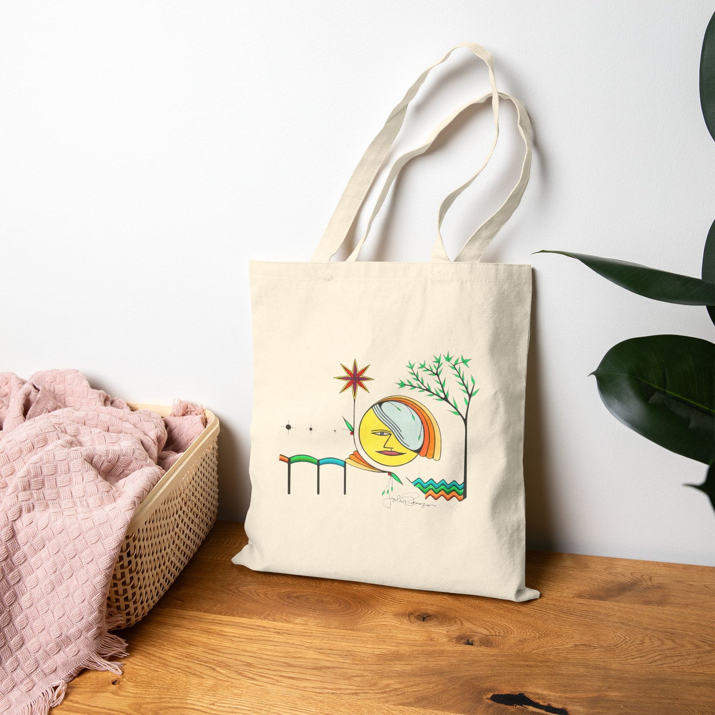 Sol Searcher - Utility Canvas Premium Art Tote