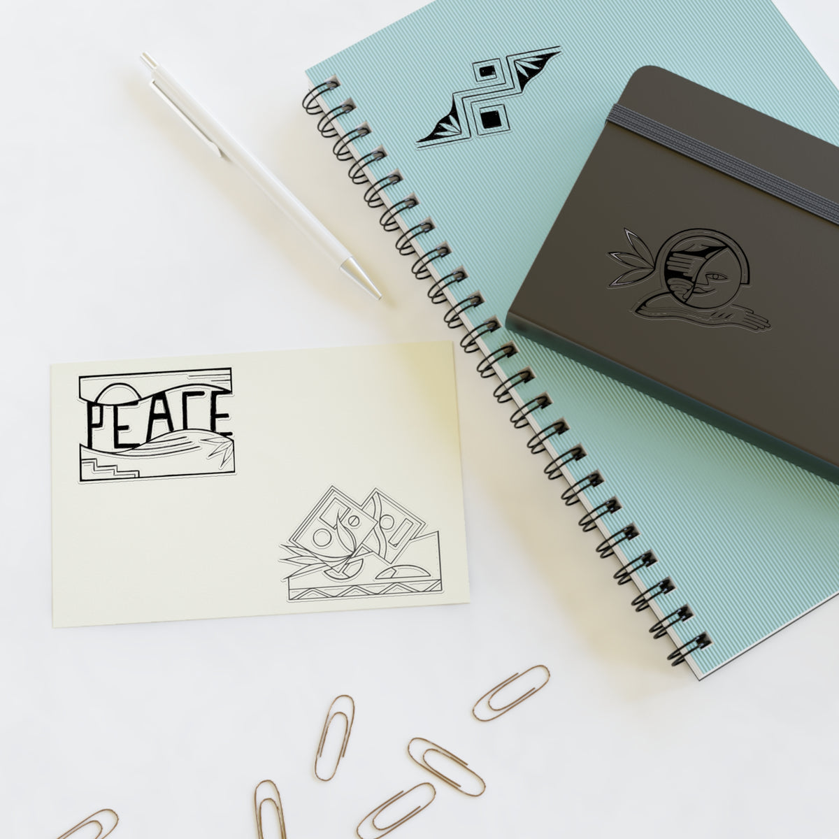 Custom Holographic & Matte Vinyl Sticker Sheets | Desert Peace & Harmony